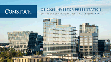 Comstock IR Presentation