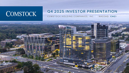 Comstock IR Presentation