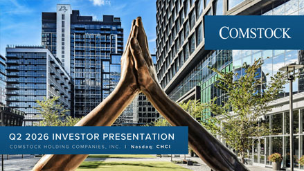 Comstock IR Presentation